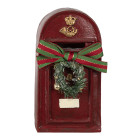 6PR4748 Weihnachtsdeko Briefkasten mit Kranz 8*6*15 cm...