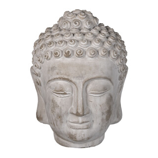 Clayre & Eef - Deko Figur Buddah-Kopf - 17 17 24 cm