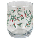6GL3555 Glas Trinkglas Weihnachten Stechapfel Ø...