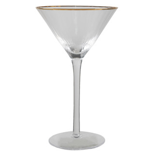 6GL3247 Cocktailglas Martiniglas Glas Stilglas Ø 13*20 cm Clayre & Eef