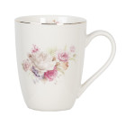 FROMU Becher Tasse Mug Floral Blüten Rosen 12*9*11...