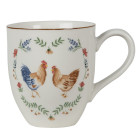 CARMU Becher Tasse Mug Serie Chicken and Rooster 11*8*9...