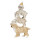 6PR4646 Deko-Figur Hunde Pyramide 10*4*18 cm Clayre & Eef