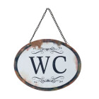 Clayre & Eef - Textschild Blechschild Nostalgieschild...