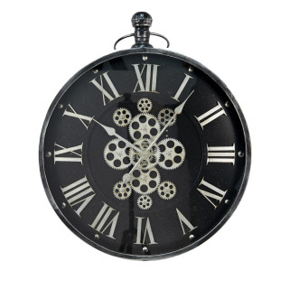 5KL0211 Große Wanduhr Uhr Chronometer Motiv Stoppuhr Ø 60*80*7 cm Clayre & Eef