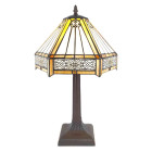 5LL-6125 Tiffany-Lampe-Leuchte Tischlampe Tischleuchte...