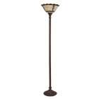 5LL-6077 Tiffany-Lampe-Leuchte Bodenlampe Stehlampe...