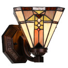 5LL-6100 Tiffany-Wandlampe-Wandleuchte Lampe Leuchte...
