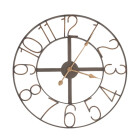 Clayre & Eef - Große Uhr Wanduhr Zeitmesser / 1...