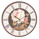 5KL0166 Imposante Uhr Wanduhr englische Rosen Garden...