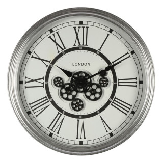 5KL0203 Uhr Wanduhr Chronometer London Ø 60*10 cm Clayre & Eef