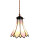 5LL-6196 Tiffany-Hängelampe-Hängeleuchte Lampe Leuchte Ø 15*115 cm E14/max 1*25W Clayre & Eef / Lumilamp