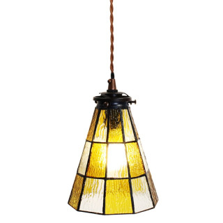 5LL-6199 Tiffany-Hängelampe-Hängeleuchte Lampe Leuchte  Ø 15*115 cm E14/max 1*25W Clayre & Eef / Lumilamp