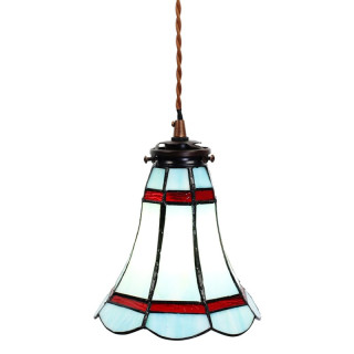 5LL-6202 Tiffany-Hängelampe-Hängeleuchte Lampe Leuchte Ø 15*115 cm E14/max 1*25WClayre & Eef / Lumilamp