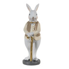 Clayre & Eef - Oster-Deko Oster-Hase mit Gehstock - 5...