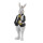 Clayre & Eef - Oster-Deko Oster-Hase mit Osterei - 4 4 10 cm