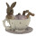 Clayre & Eef - Oster-Deko Osterhase-Häsin in Tasse - 10 8 9 cm