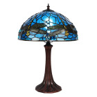 5LL-9335BL Tiffany-Lampe-Leuchte Tischlampe Stehlampe...