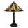 5LL-6170 Tiffany-Lampe Tischlampe Tischleuchte Leuchte Stehlampe Ø 41*54 cm E27/max 2*60W Clayre & Eef/Lumilamp