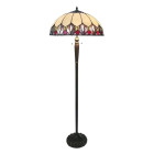 5LL-6178 Tiffany-Lampe-Leuchte Bodenlampe Stehlampe...