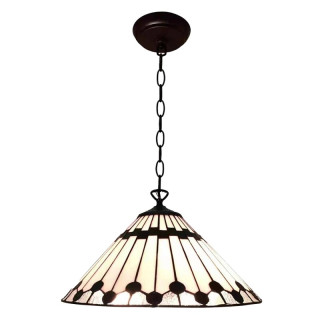 5LL-6176 Tiffany-Hängelampe-Hängeleuchte Deckenlampe Lampe Leuchte Ø 40 cm E27/max 1*60W Clayre & Eef/Lumilamp