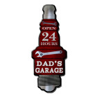 6Y4899 Nostalgieschild Blechschild Dad`s Garage 24 Hours...