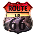 6Y5061 Nostalgieschild Route 66  Blechschild 45*1*50 cm...
