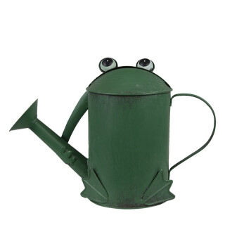 Clayre & Eef - Deko-Kanne Gießkanne Krug Frosch - 37 15 25 cm
