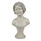 6PR3546 Deko-Figur Büste Skulputur Mädchen-Kopf...