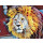Foto136 Löwe Löwenkopf Löwenmähne 60 x 45 cm Fotokunst auf Leinwand König-der-Löwen-Tiere Kunst Art Bilder Gemälde 