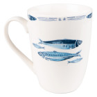 FIBMU Becher Tasse Mug Serie Fishy Blue Fische Meer...