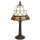 5LL-6273 Tiffany-Lampe-Leuchte-Tischlampe-Tischleuchte-Stehlampe Ø 21x39 cm E14/max 1x25W Clayre & Eef / Lumilamp