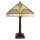 5LL-6285 Tiffany-Lampe-Leuchte-Tischlampe-Tischleuchte-Stehlampe 31x31x48 cm E27/max 1x60W Clayre & Eef