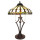 5LL-6278 Tiffany-Lampe-Leuchte-Stehlampe-Stehleuchte-Tischlampe E27/max 2*60W Clayre & Eef / Lumilamp