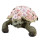 6PR4884 Deko-Figur Schildkröte mit Blumen und Blüten 34x21x14 cm Clayre & Eef