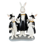 Clayre & Eef - Deko-Figur Oster-Hase elegant...