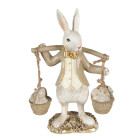 Clayre & Eef - Deko-Figur Oster-Deko Oster-Hase mit...