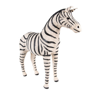65182M Deko-Figur Zebra stehend Kolonialstil 30,00 cm Clayre & Eef
