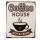 6Y5180 Textschild Blechschild Werbeschild Coffee House Hot & Fresh 20x1x25 cm Clayre & Eef