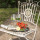 5Y1023 Perfekte Gartenstühle im Vintage-Shabby-Style Französische Lilie Lis: Clayre & Eef begeistert mit einzigartigem Design