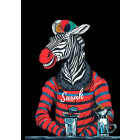 Zebra_Women T-Shirt Funshirt Gastro-Bedarf Service Bar Küche
