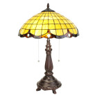 5LL-6289 Tiffany-Lampe-Stehlampe-Leucht-Stehleuchte...