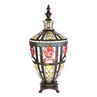 5LL-6267 Tiffany-Lampe-Leuchte-Tischlampe-Tischleuchte...