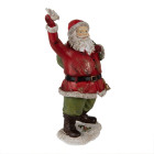 6PR3948 Nikolaus Weihnachtsmann Santa Claus mit Vogel und...