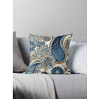 RB_Paisley_blau dekoratives Kissen orientalisches Muster...