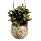 6CE1605M Hängeampel Blumentopf Setzen Sie Ihre Pflanzen perfekt in Szene – Clayre & Eef