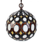 5LL-6270 Tiffany-Hänge-Lampe-Leuchte Clayre & Eef / Lumilamp