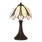 5LL-6328 Tiffany-Tischlampe-Tischleuchte-Schreibtischlampe Clayre & Eef / Lumilamp