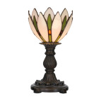 5LL-6327 Tiffany-Stehlampe-Tischlampe-Stehleuchte Kelch Clayre & Eef / Lumilamp