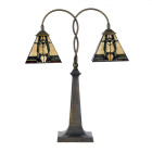 LumiLamp - Tiffany-Tischlampe-Tischleuchte-Schreibtischlampe